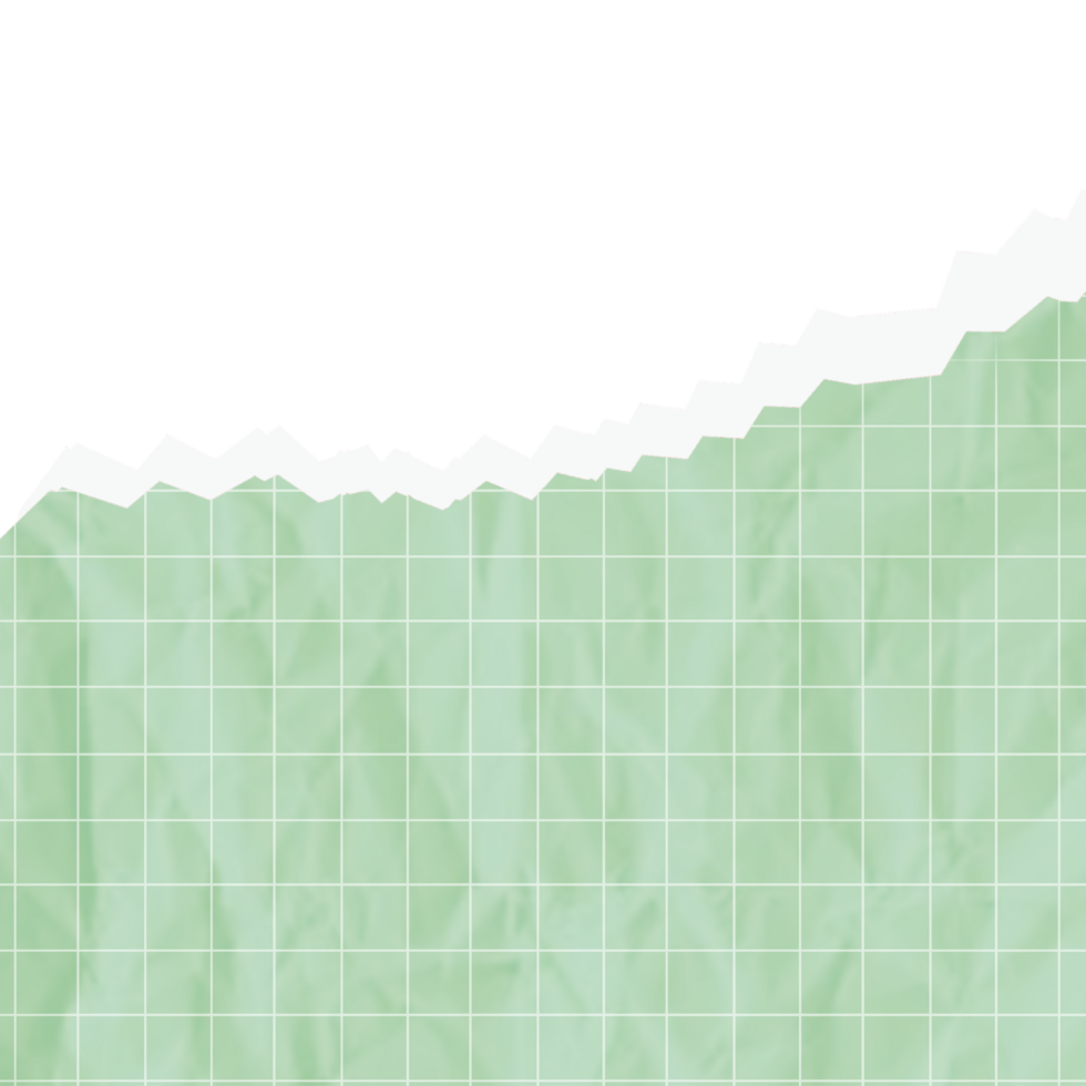 Grün zerrissen Papier Rand ästhetisch png