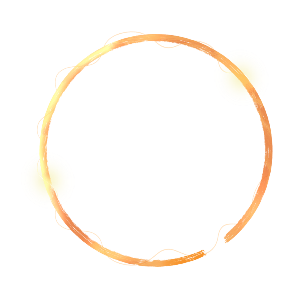 golden circle frame png