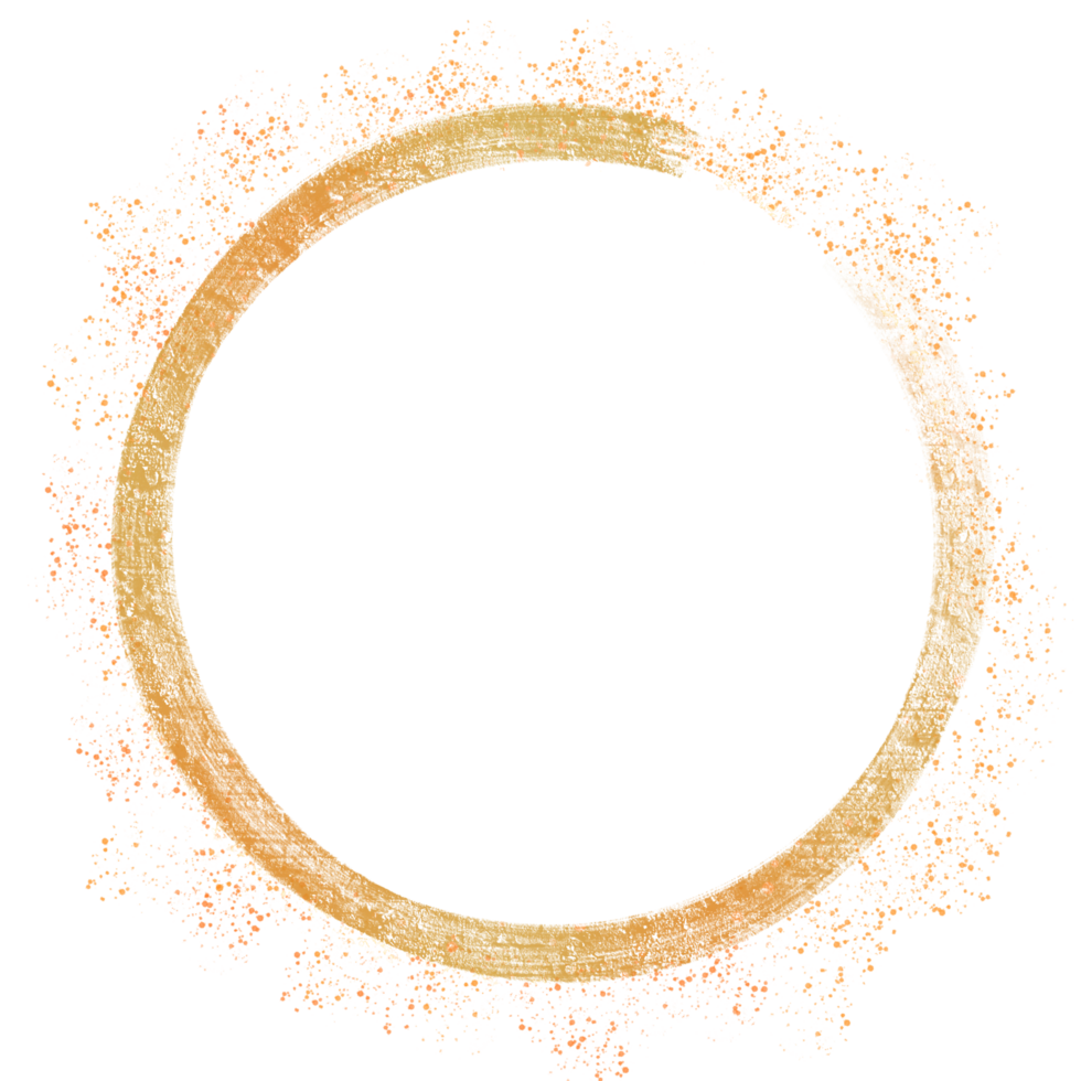 golden circle frame png