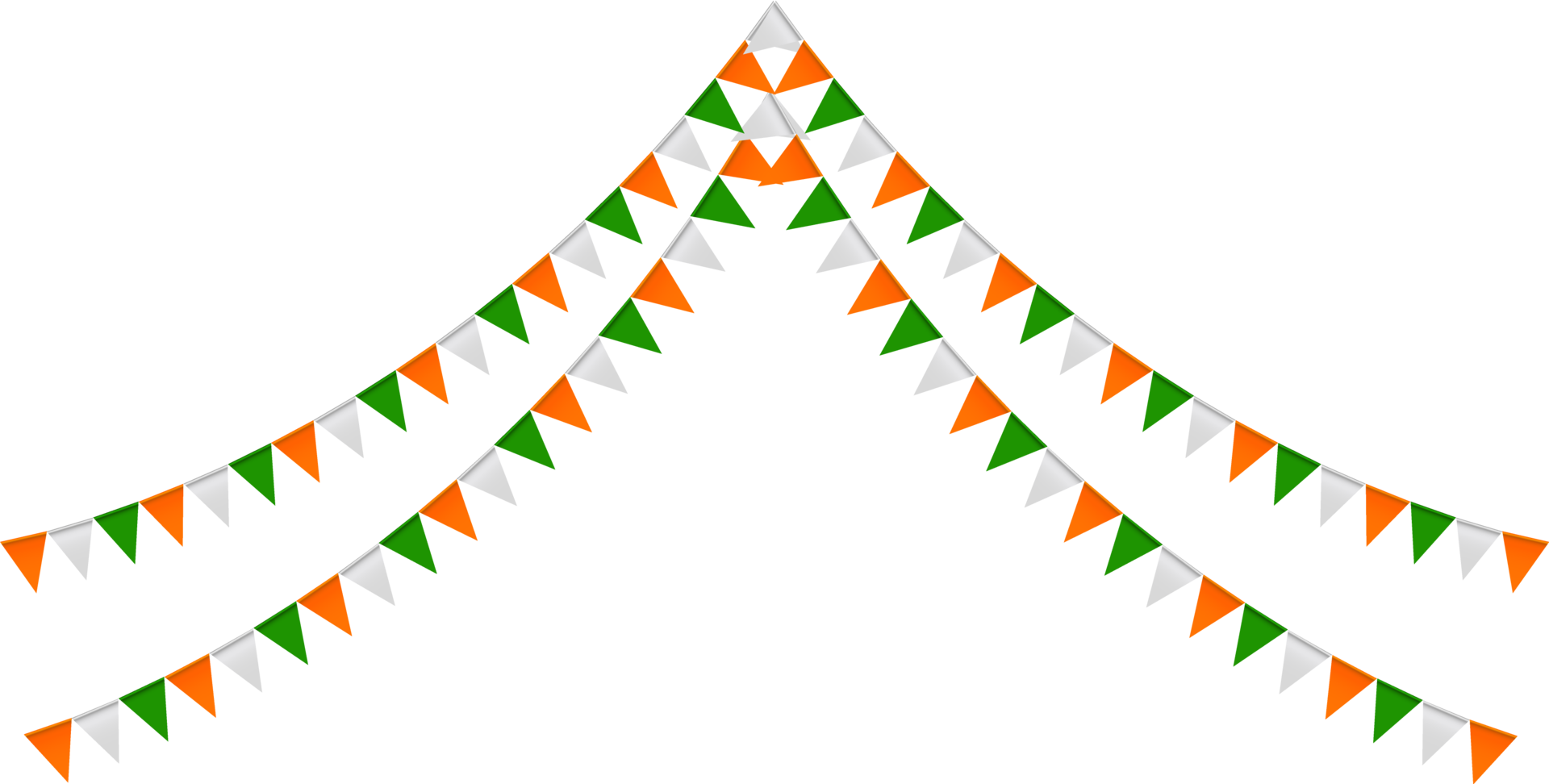 India flag colour garland png