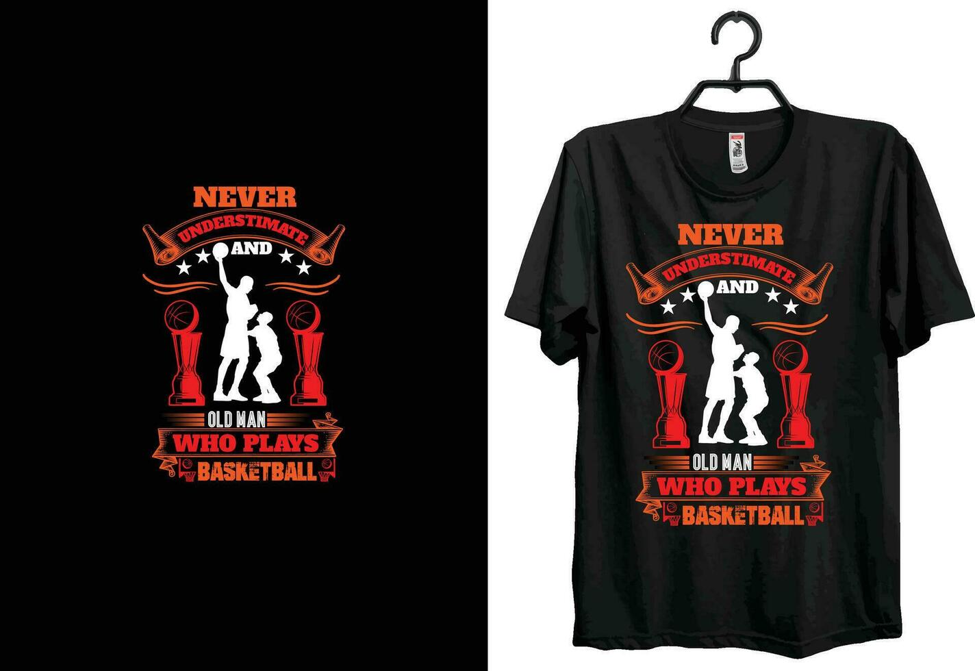 Basketball t-shirt design Funny Gift item for Basketball Lover Player vector