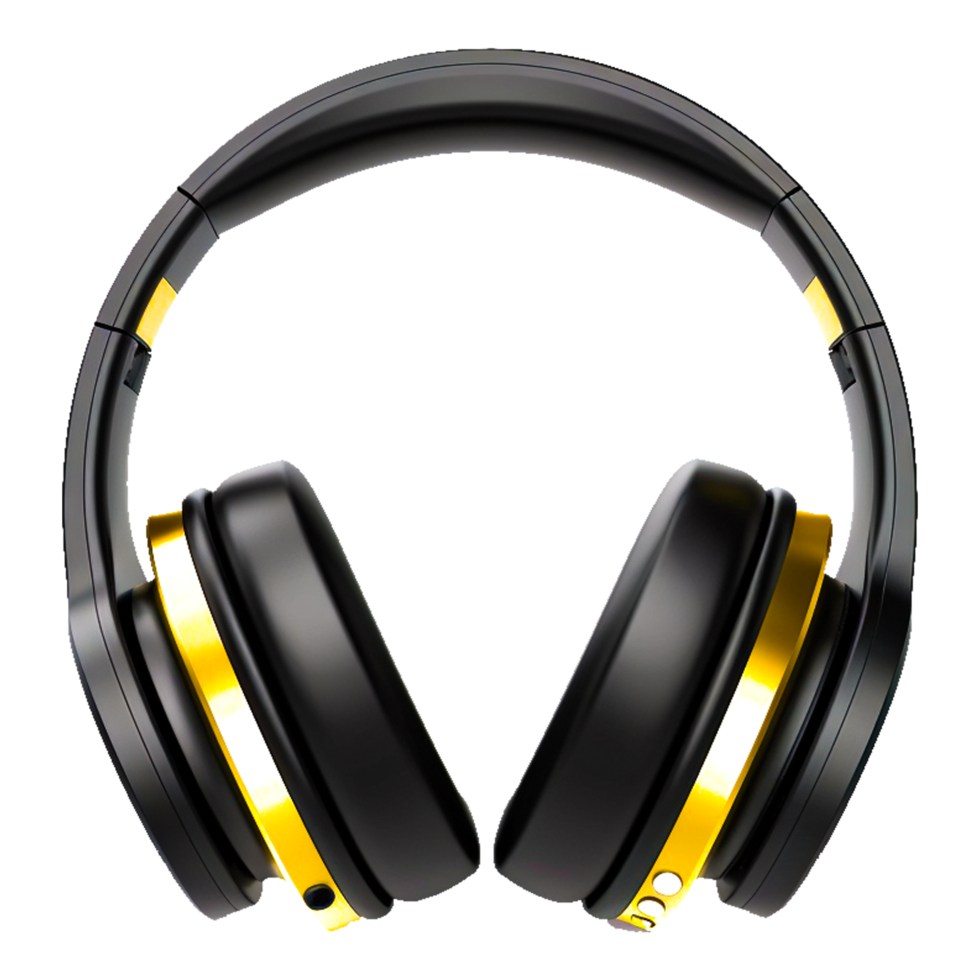 Headset Headphones Game Computer Microphone Generative Ai png