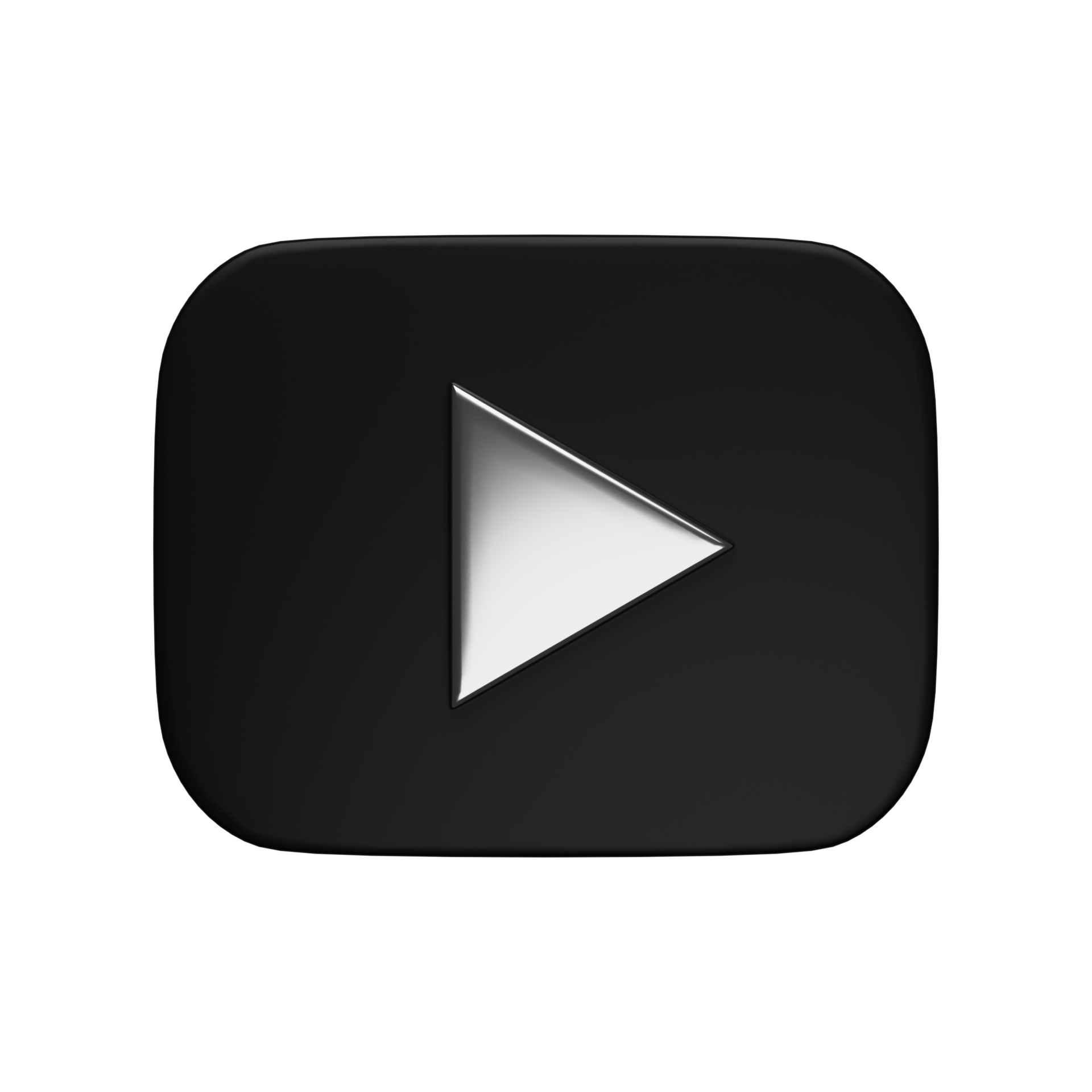 3d. Realistic video icon isolated on transparent background. 27156554 PNG