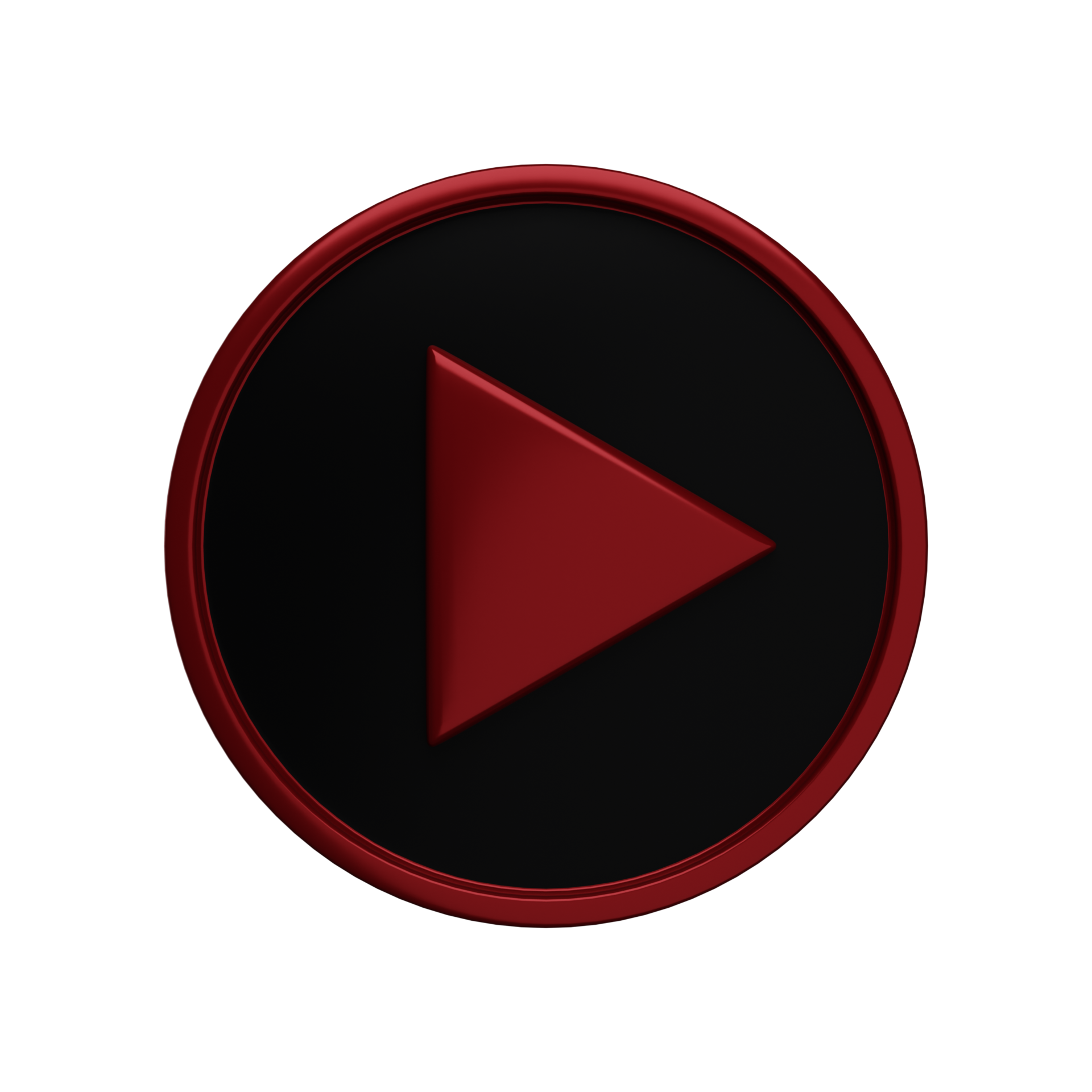 3d. Realistic video icon isolated on transparent background. 27156629 PNG