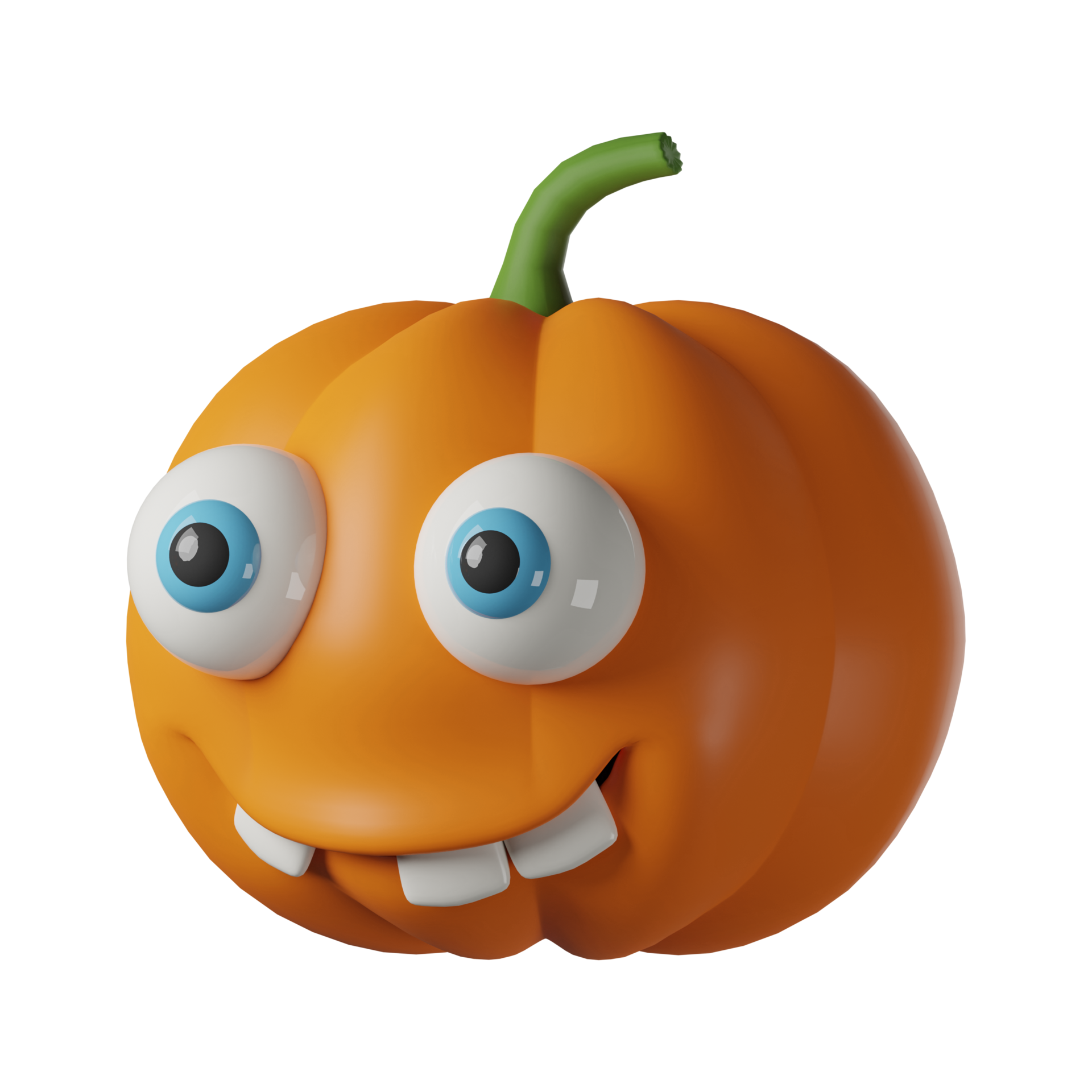 3D Realistic Halloween Cute Pumpkin Isolated On Transparent Background 3d-realistic-halloween-cute-pumpkin-isolated-on-transparent-background