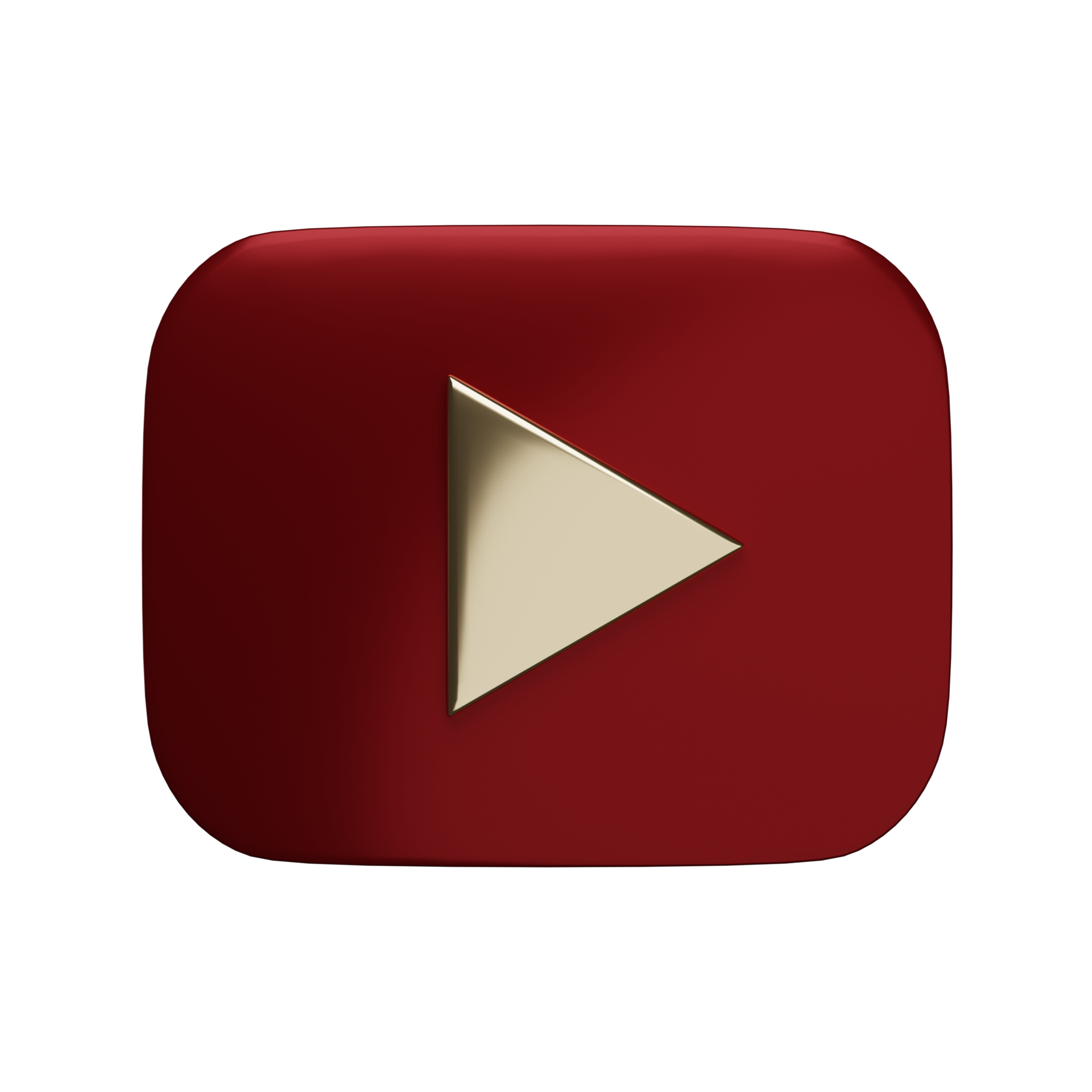 3d. Realistic video icon isolated on transparent background. 27156651 PNG