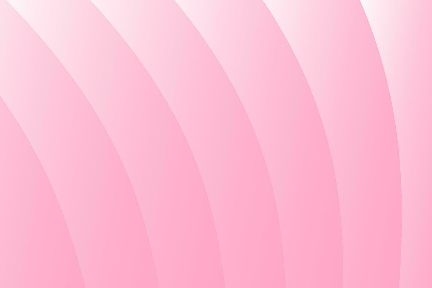 Vector illustration pink wave seamless pattern,Soft gradient pastel waves,Abtract pink shell style