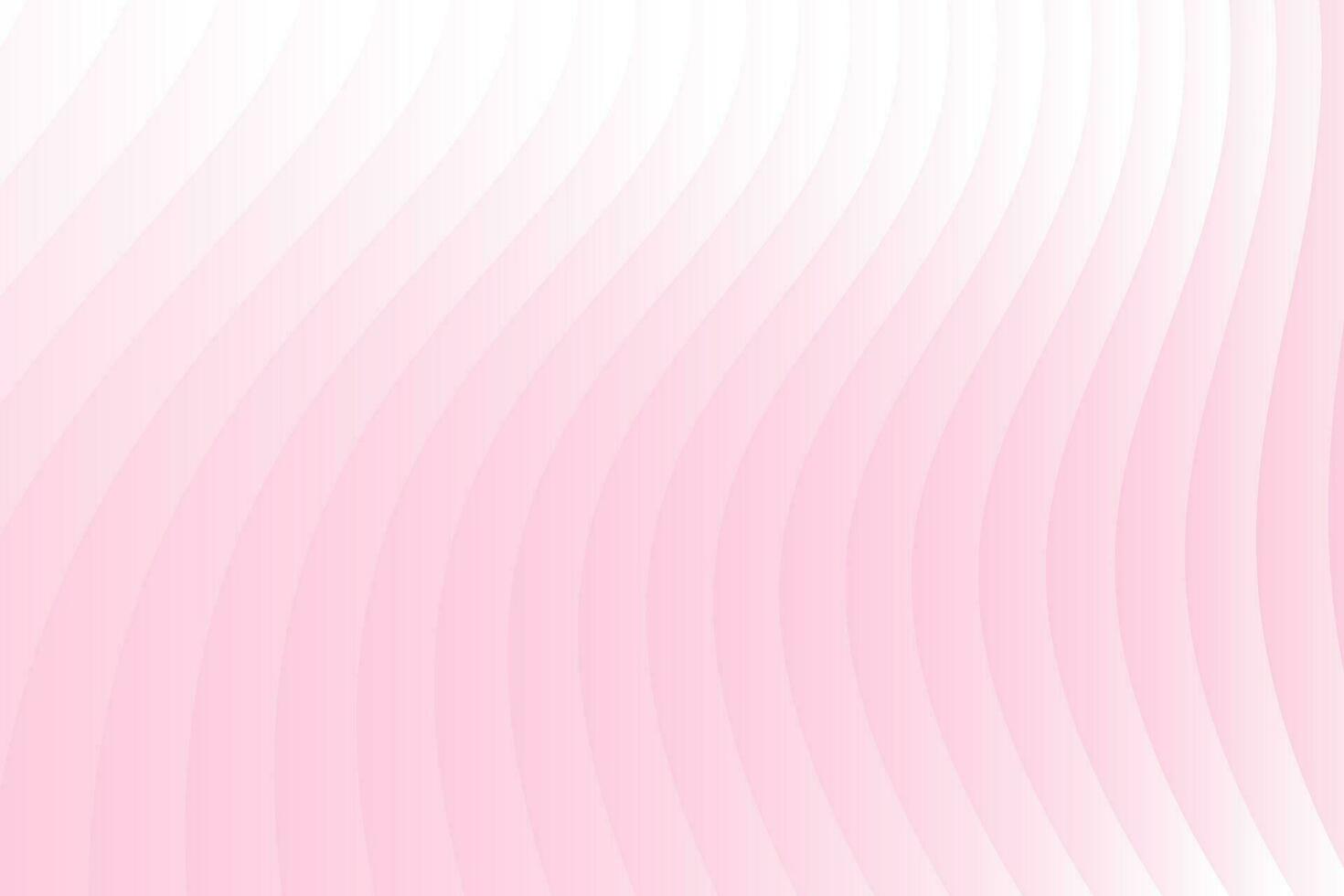 Vector illustration pink wave seamless pattern,Soft gradient pastel waves,Abtract pink shell style