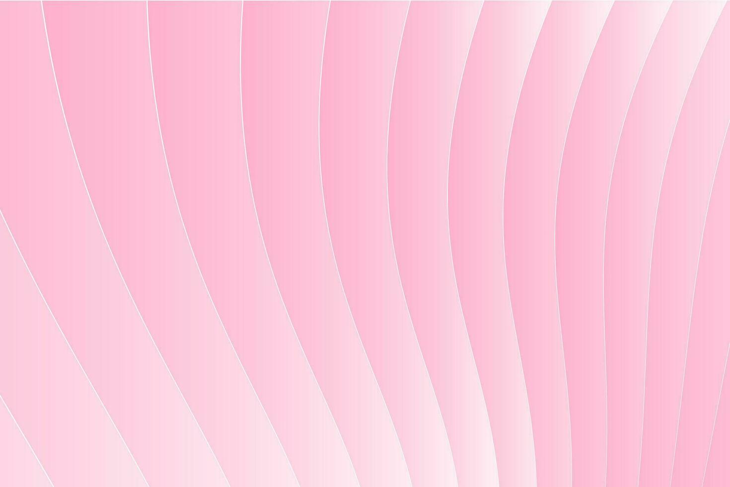 Vector illustration pink wave seamless pattern,Soft gradient pastel waves,Abtract pink shell style