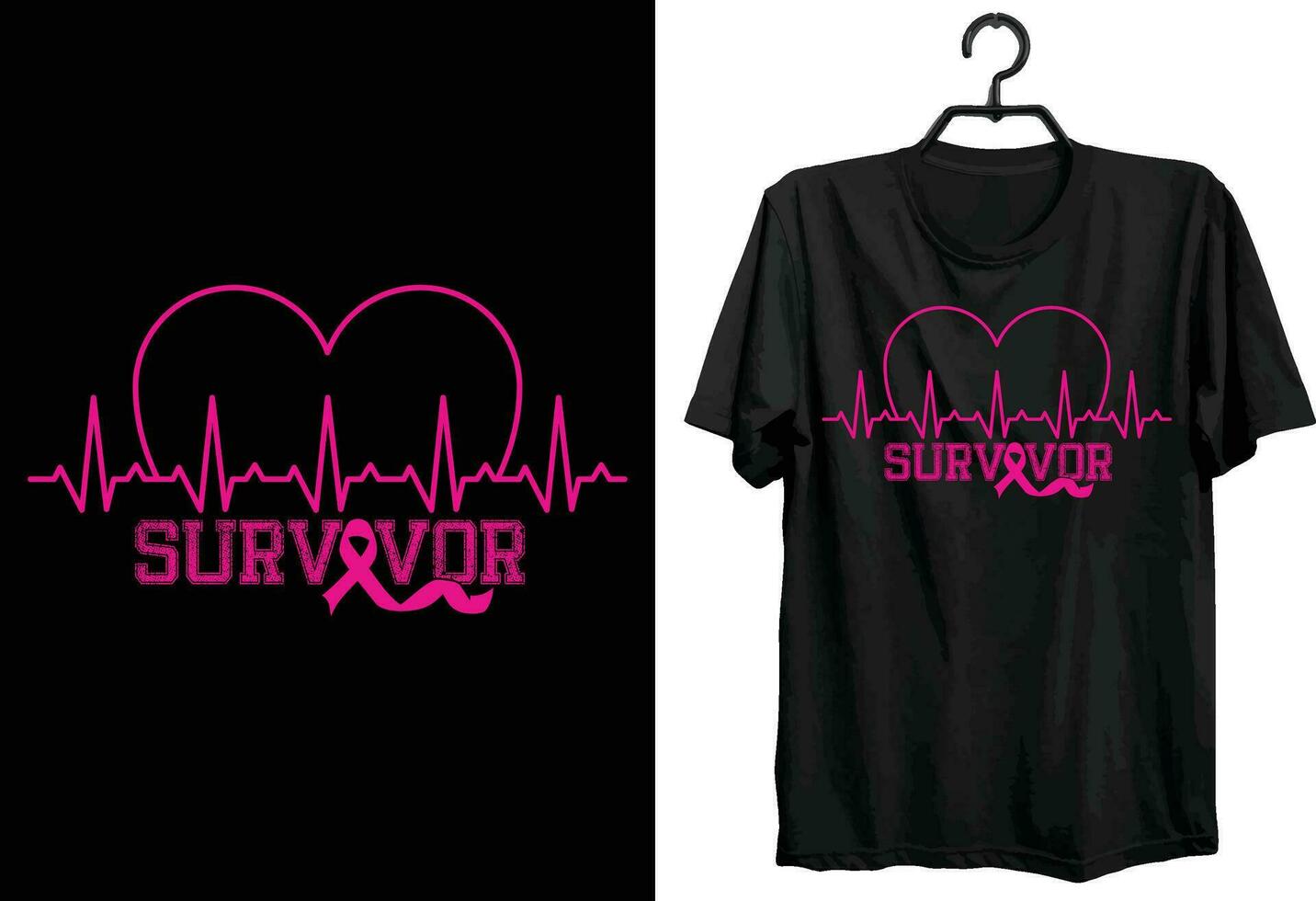 Breast Cancer T-shirt Design. World Breast Cancer Day t-shirt design. custom, Typography And Vector t-shirt design.