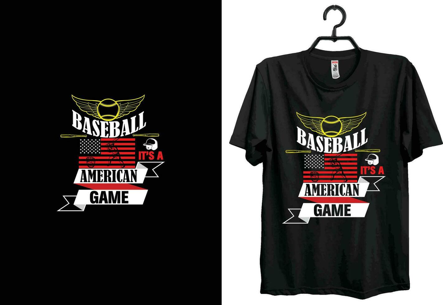 Baseball t-shirt design. Typography, Custom, Vector t-shirt design. American baseball t-shirt design