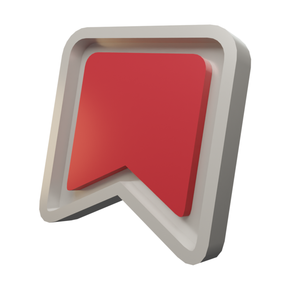 3d render icon bundle social media like object png