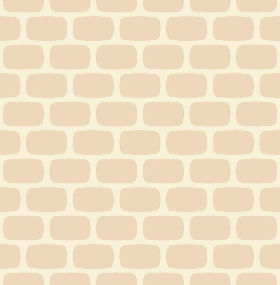 Brown block brick wall seamless pattern texture background vector
