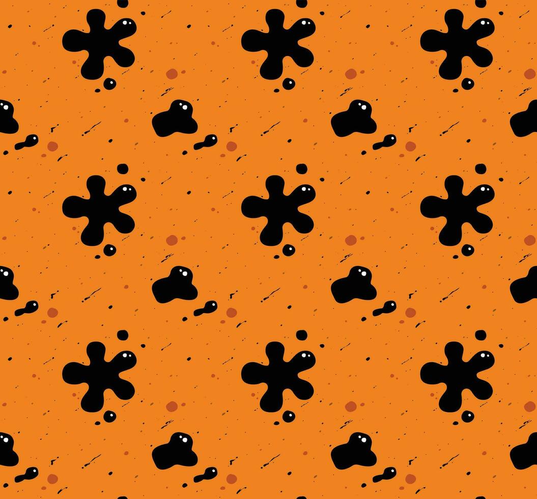 Stain Seamless Pattern, Halloween Theme vector