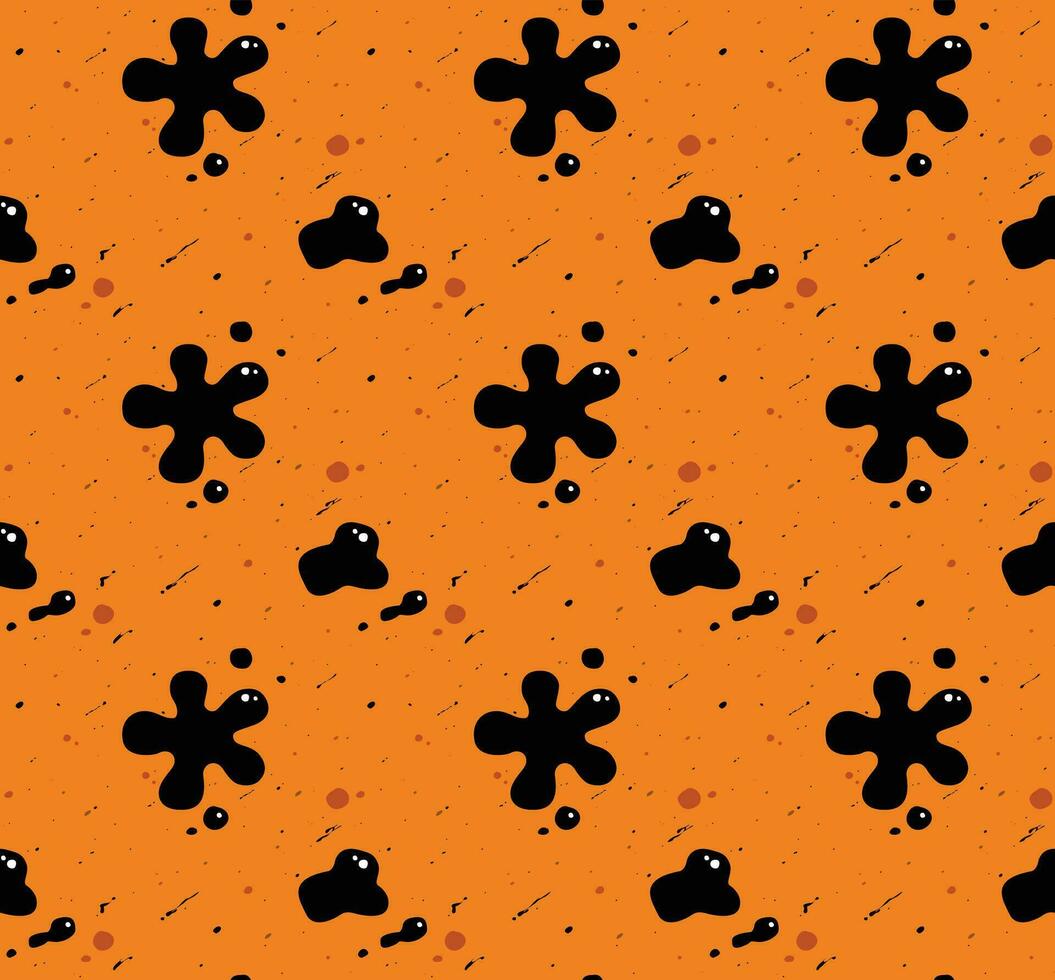 Stain Seamless Pattern, Halloween Theme vector