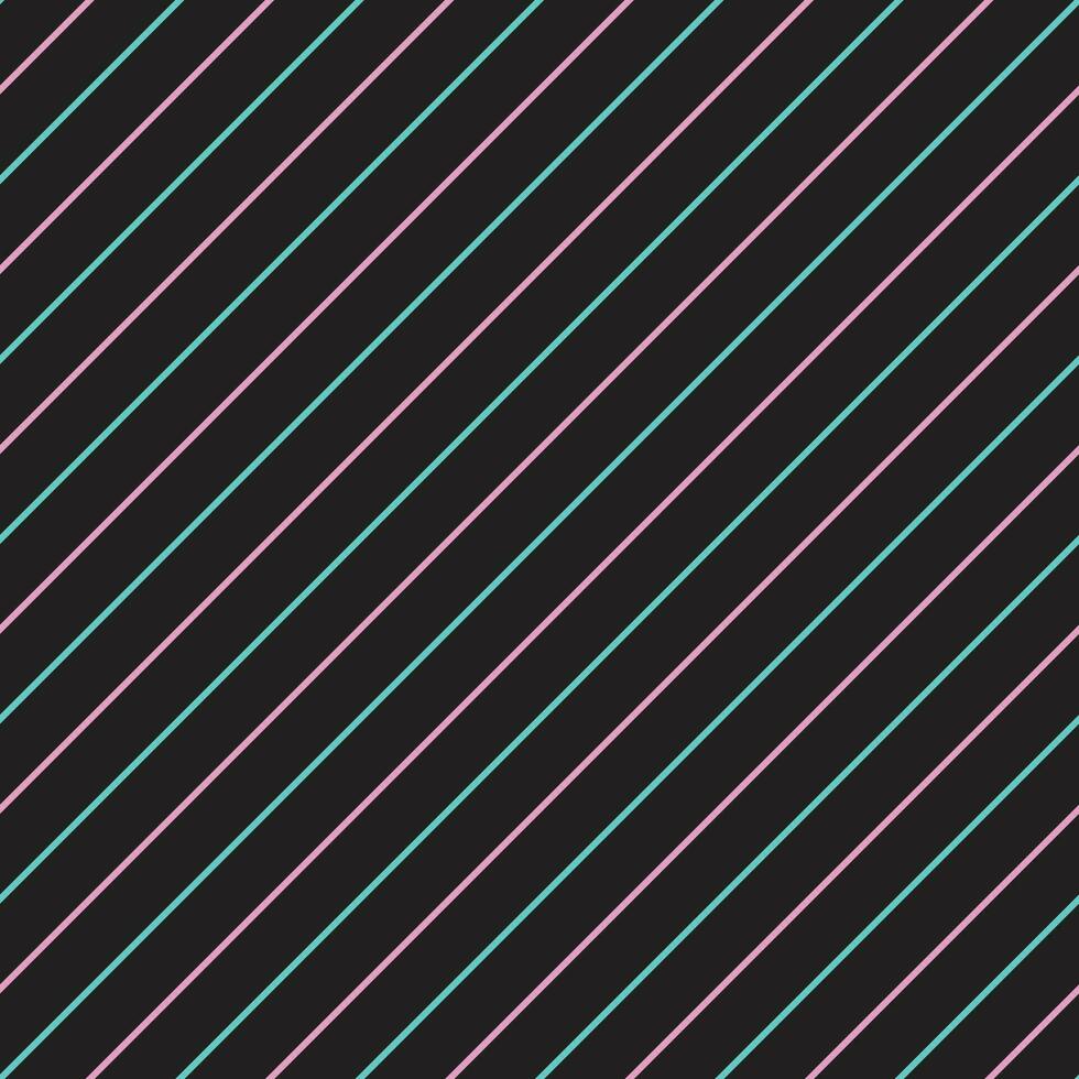 Diagonal Pink and Blue lines on black background vector