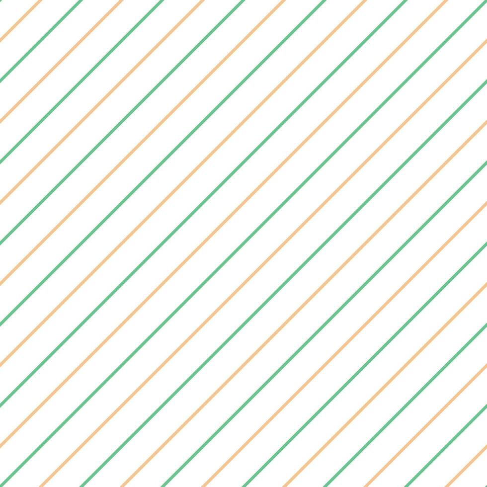 Diagonal Orange and Green lines on white background vector