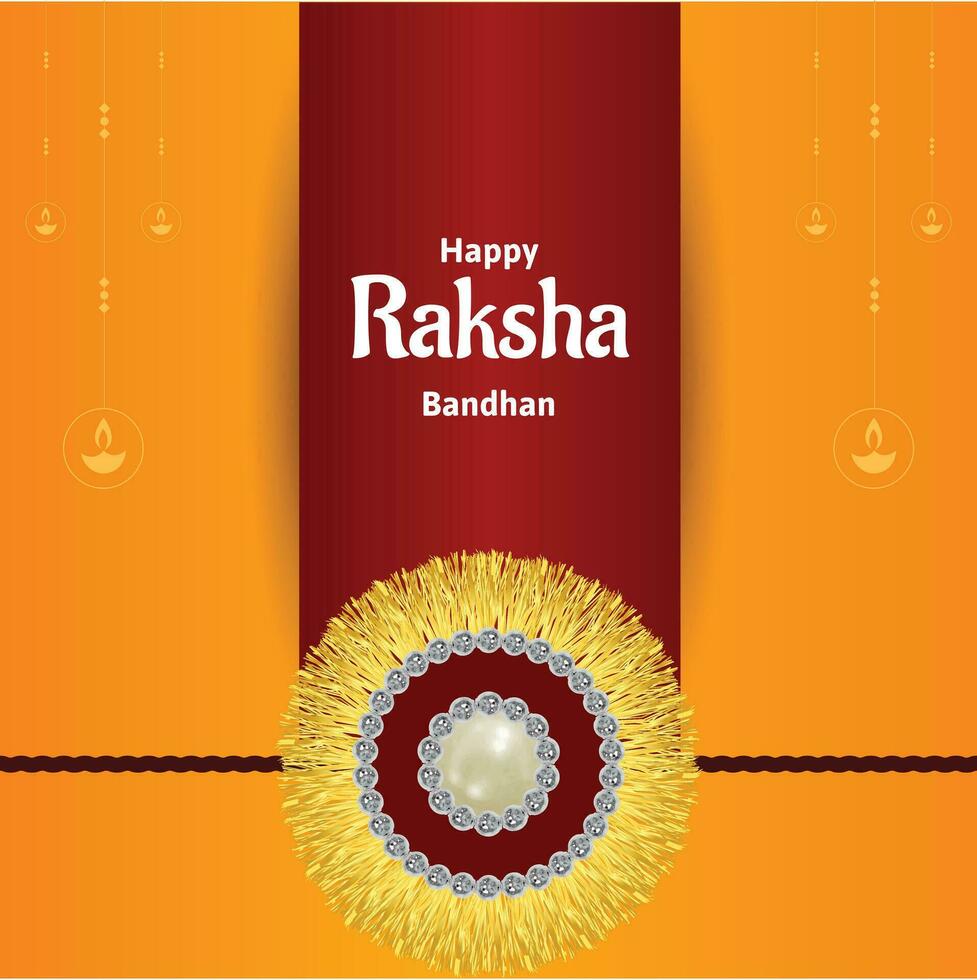 contento raksha Bandhan indio hindú festival celebracion vector diseño