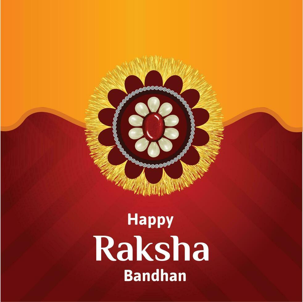 contento raksha Bandhan indio hindú festival celebracion vector diseño