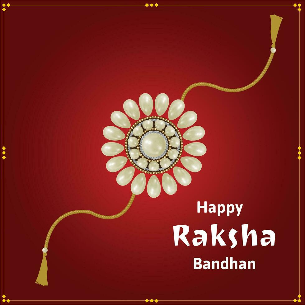 contento raksha Bandhan indio hindú festival celebracion vector diseño