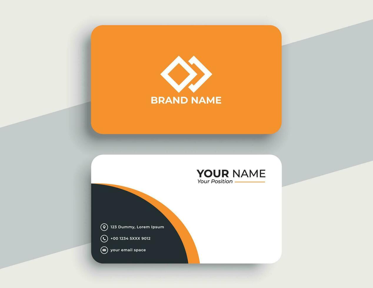 New business card design vector