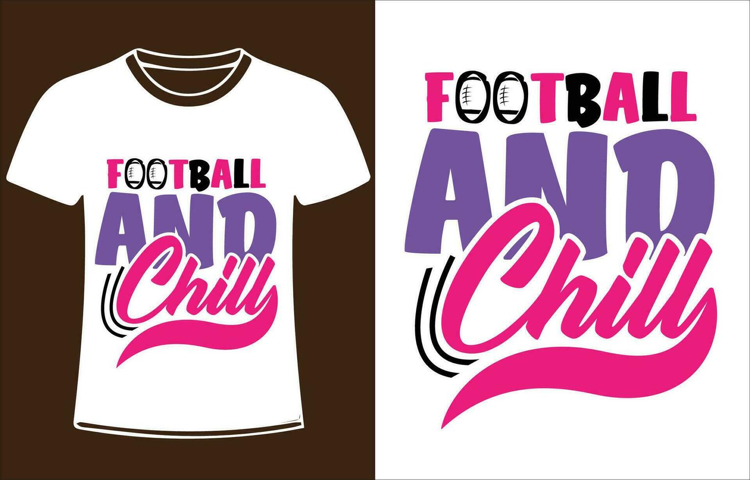 Football quote t-shirt design graphic vector