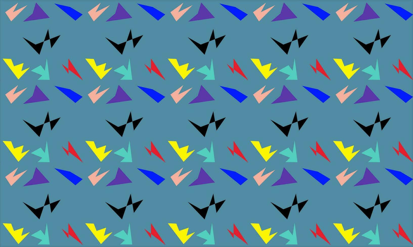 seamless geometric pattern with triangles vector