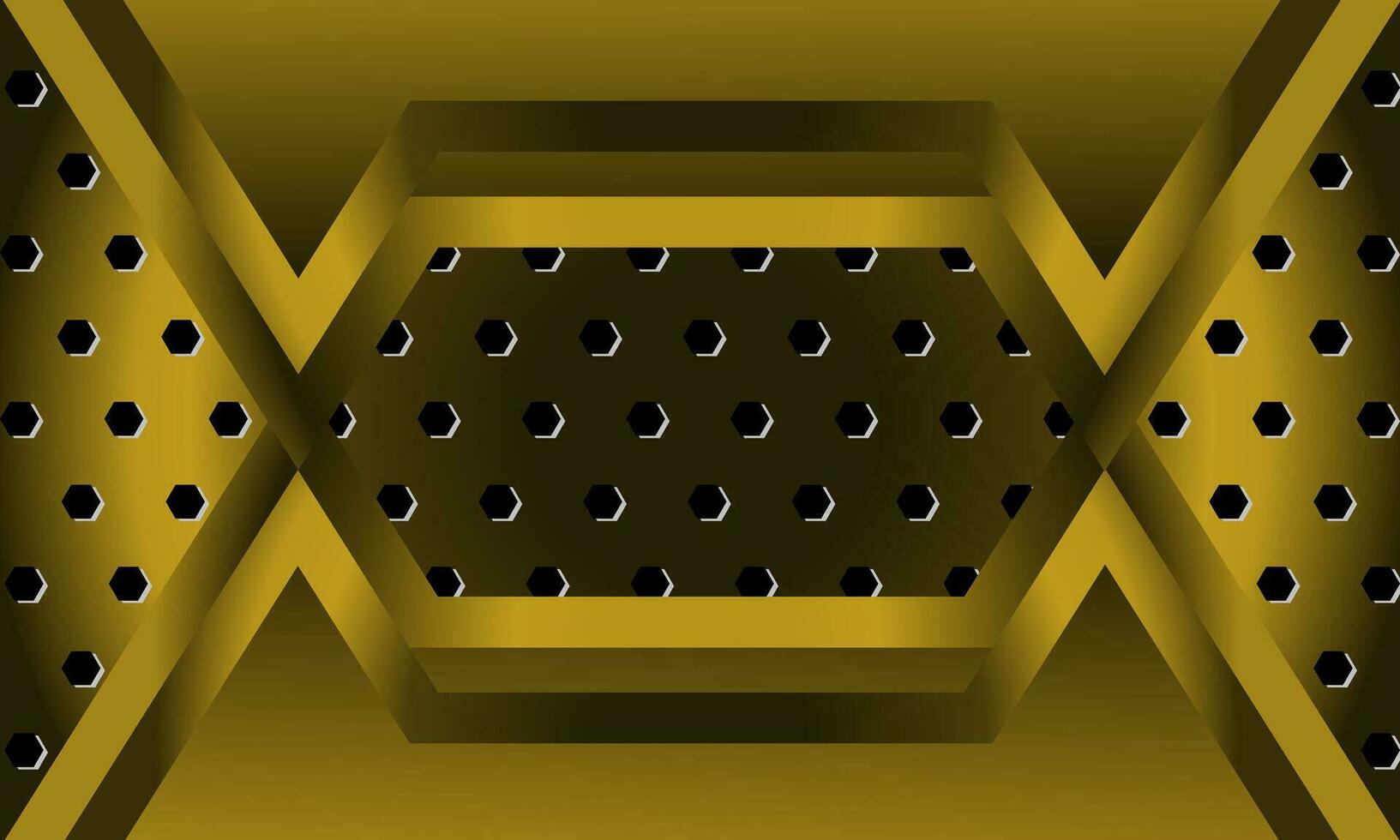 Abstract gold background with empty space for design. vector