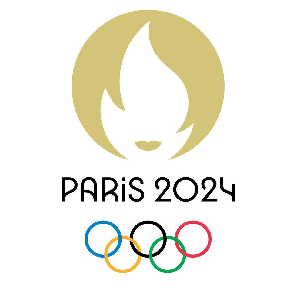 Logotipo vetorial dos jogos olímpicos de verão de paris 2024