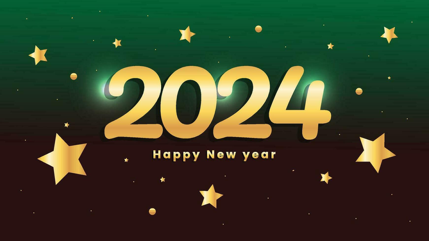 Happy New Year 2024 Background Design Template 27158329 Vector Art at