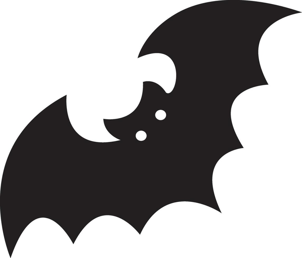 murciélago siluetas - Víspera de Todos los Santos vector ilustración