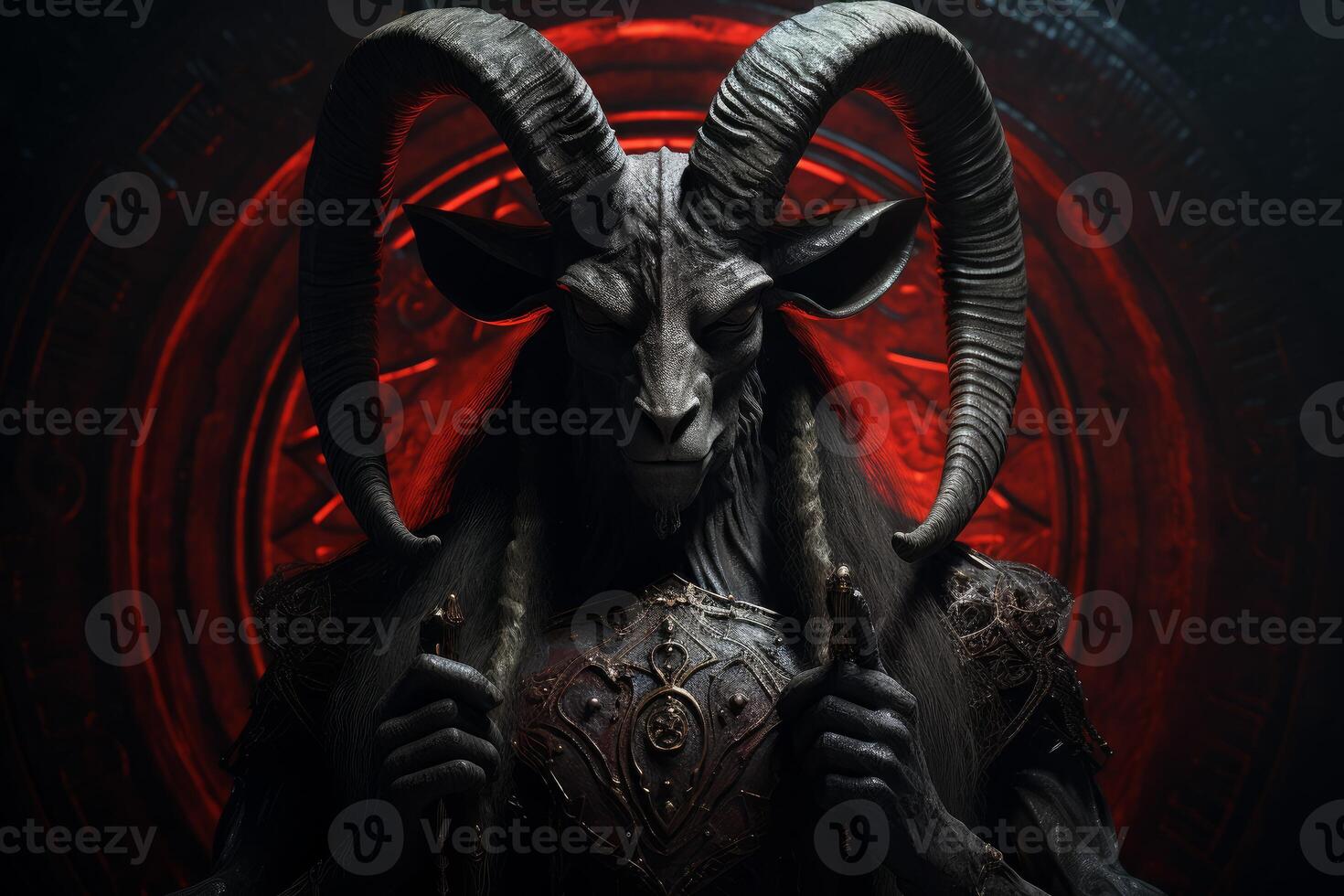 Baphomet. Generate Ai photo