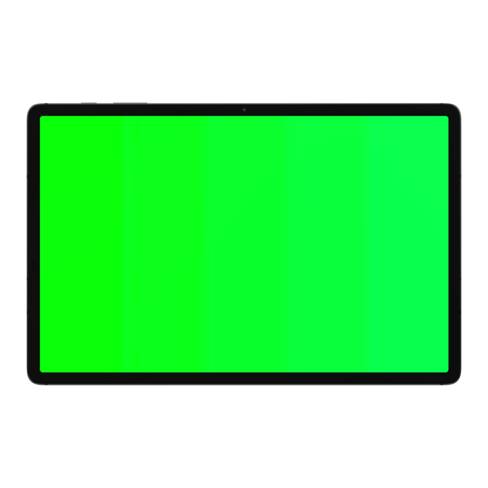 Samsung Galaxy Tab S7 Plus  Greenscreen Display png
