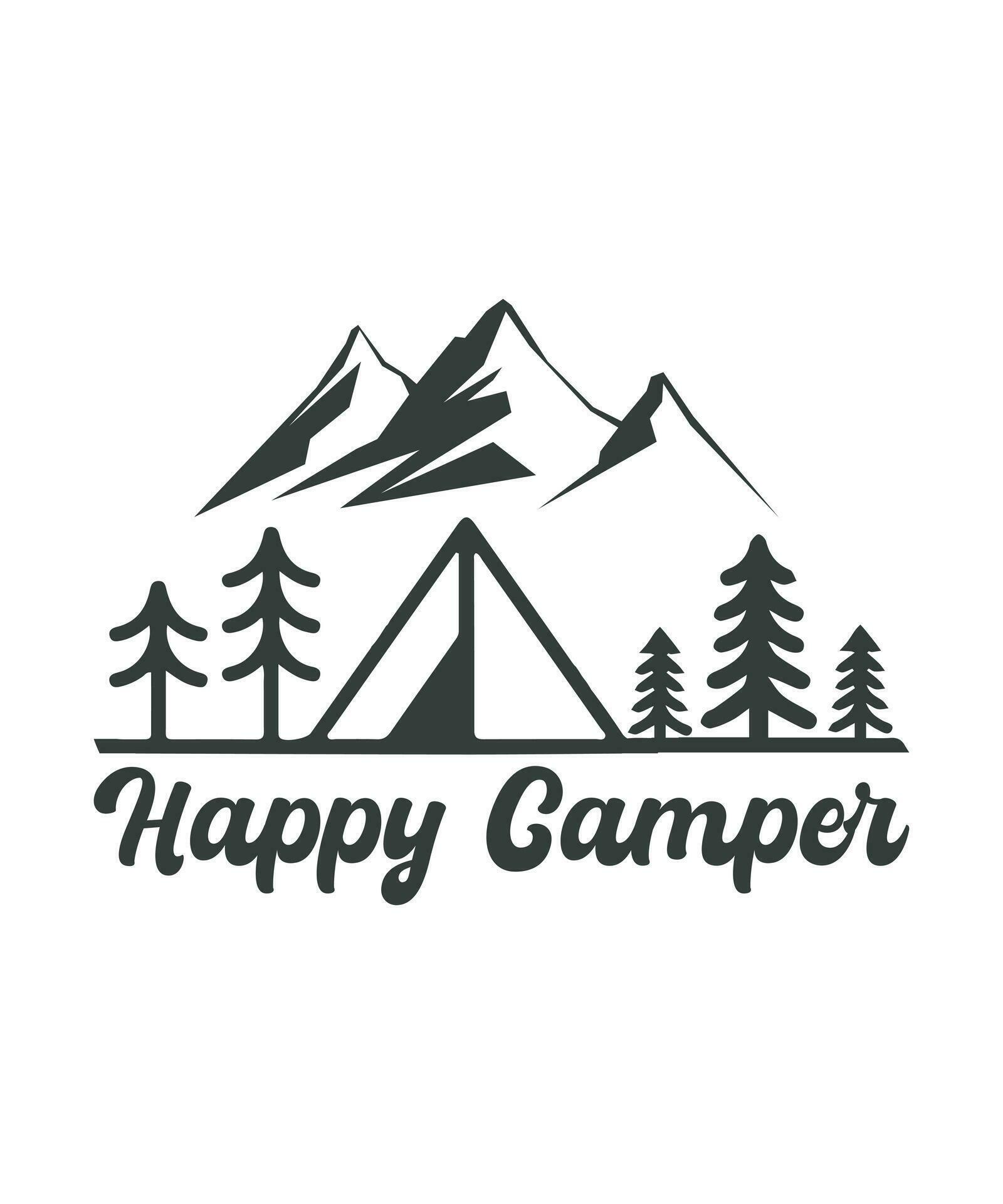 Camper logo t-shirt design Camping forever camping adventure logo ...