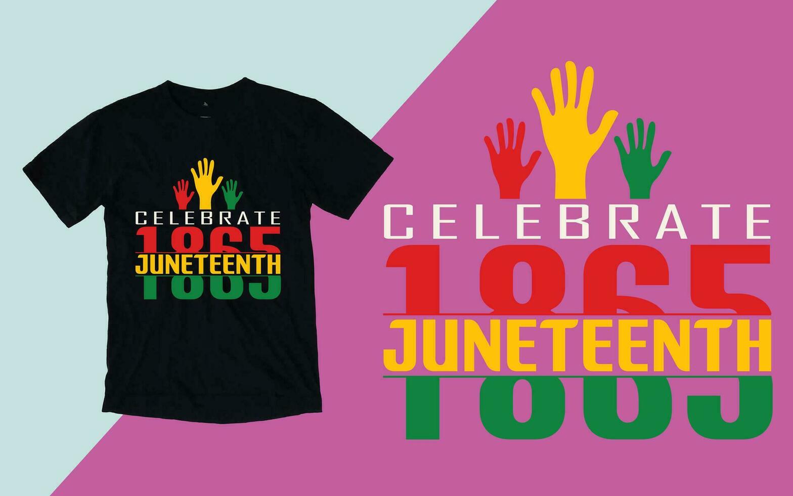 Juneteenth 1865, Free-ish Juneteenth since 1865, Juneteenth day t shirt vector