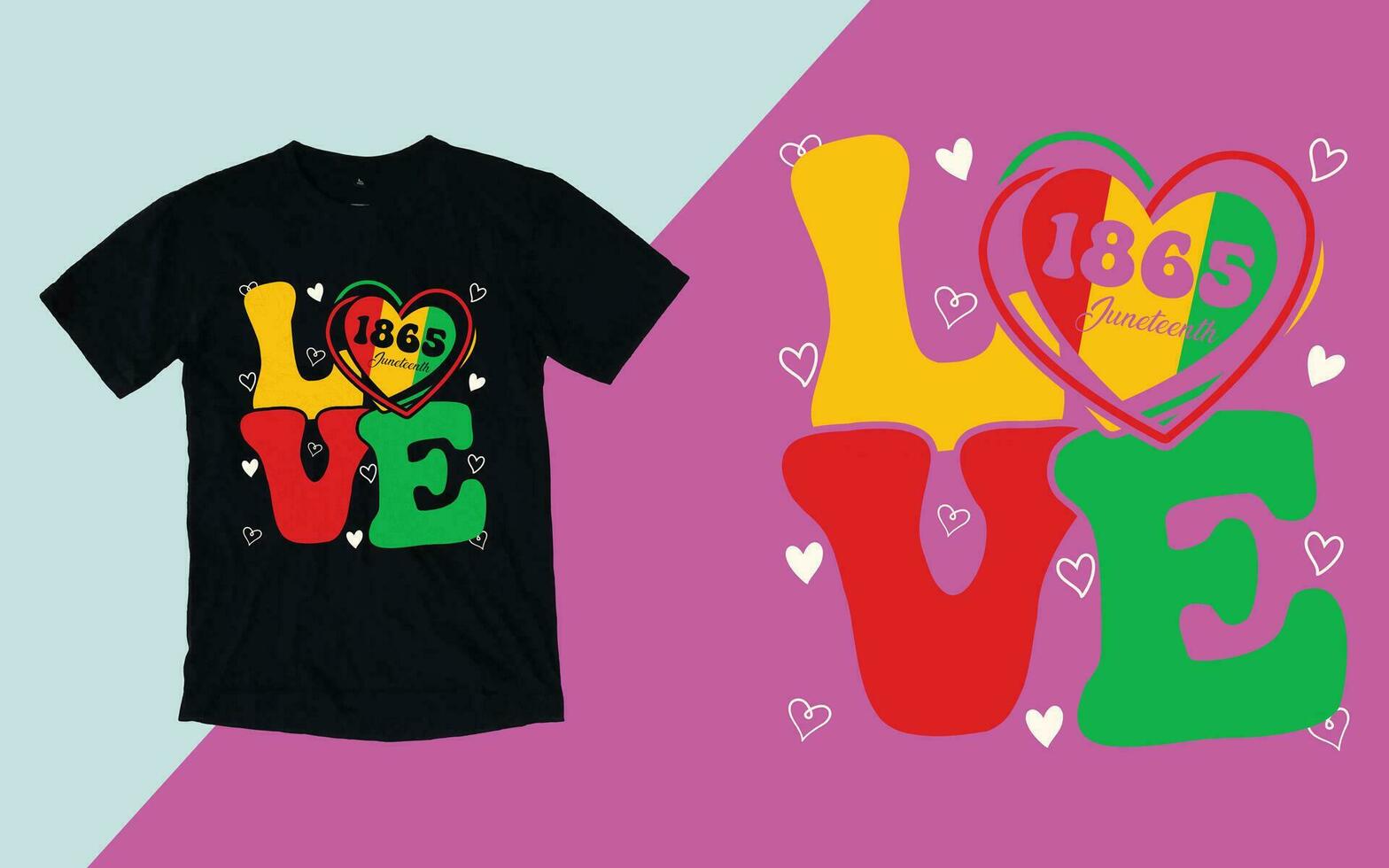 Love Juneteenth t shirt, Juneteenth day t shirt vector