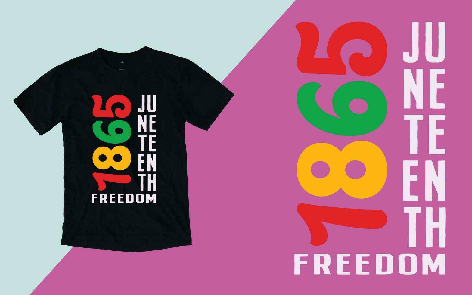 Juneteenth 1865, Free-ish Juneteenth since 1865, Juneteenth day t shirt vector