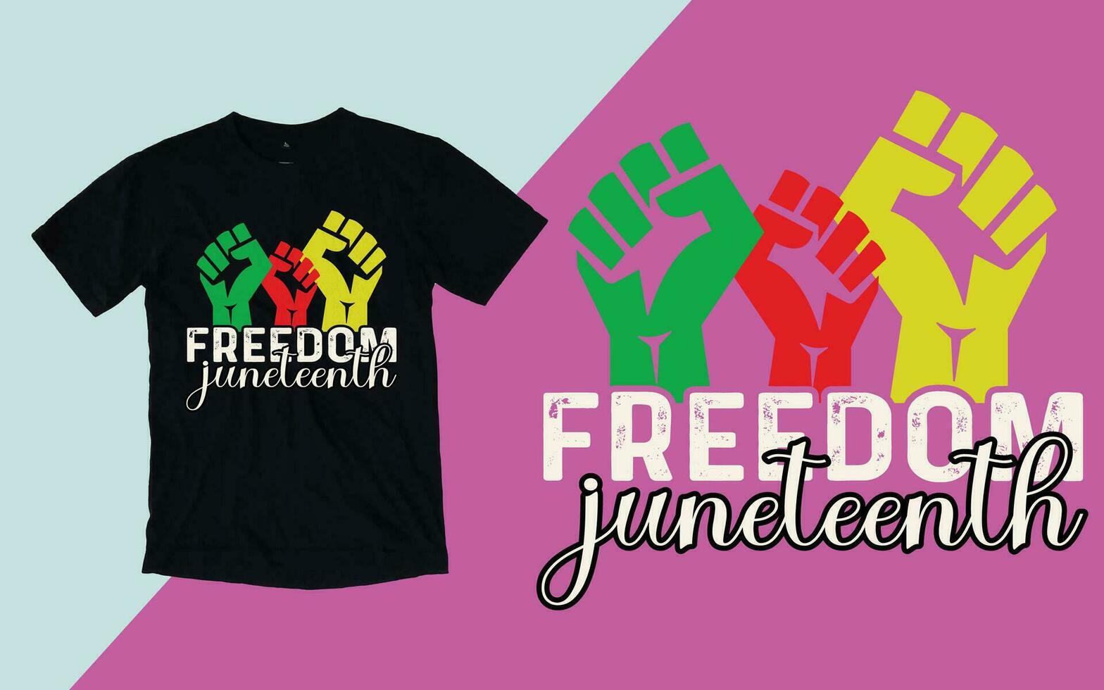 Juneteenth 1865, Free-ish Juneteenth since 1865, Juneteenth day t shirt vector