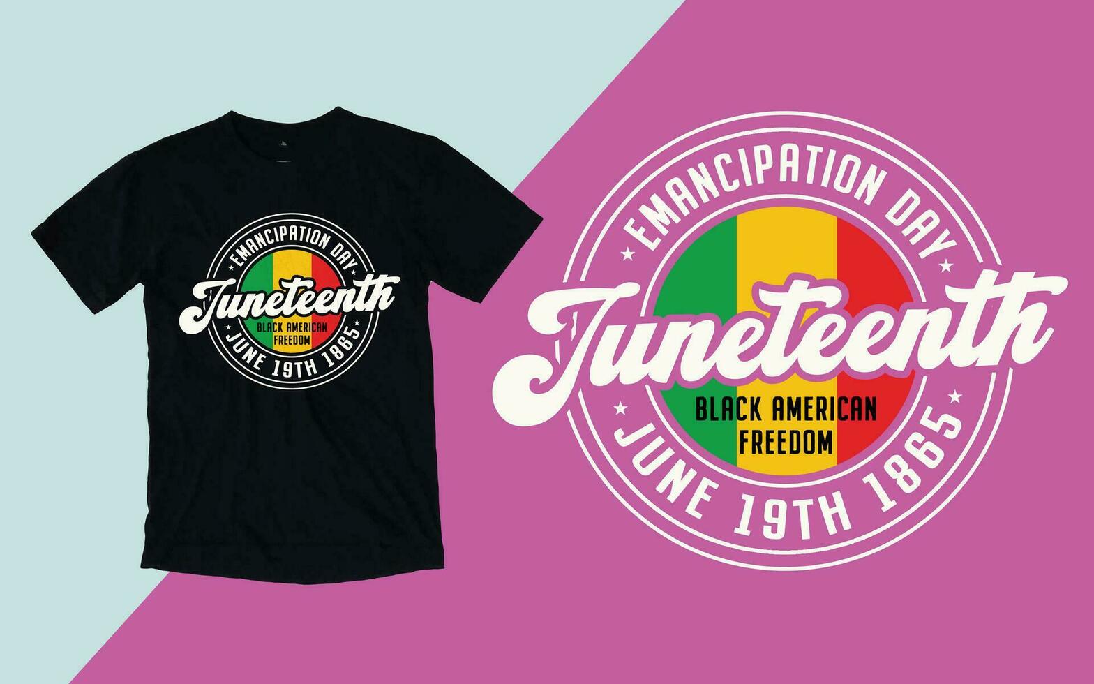 Juneteenth 1865, Free-ish Juneteenth since 1865, Juneteenth day t shirt vector