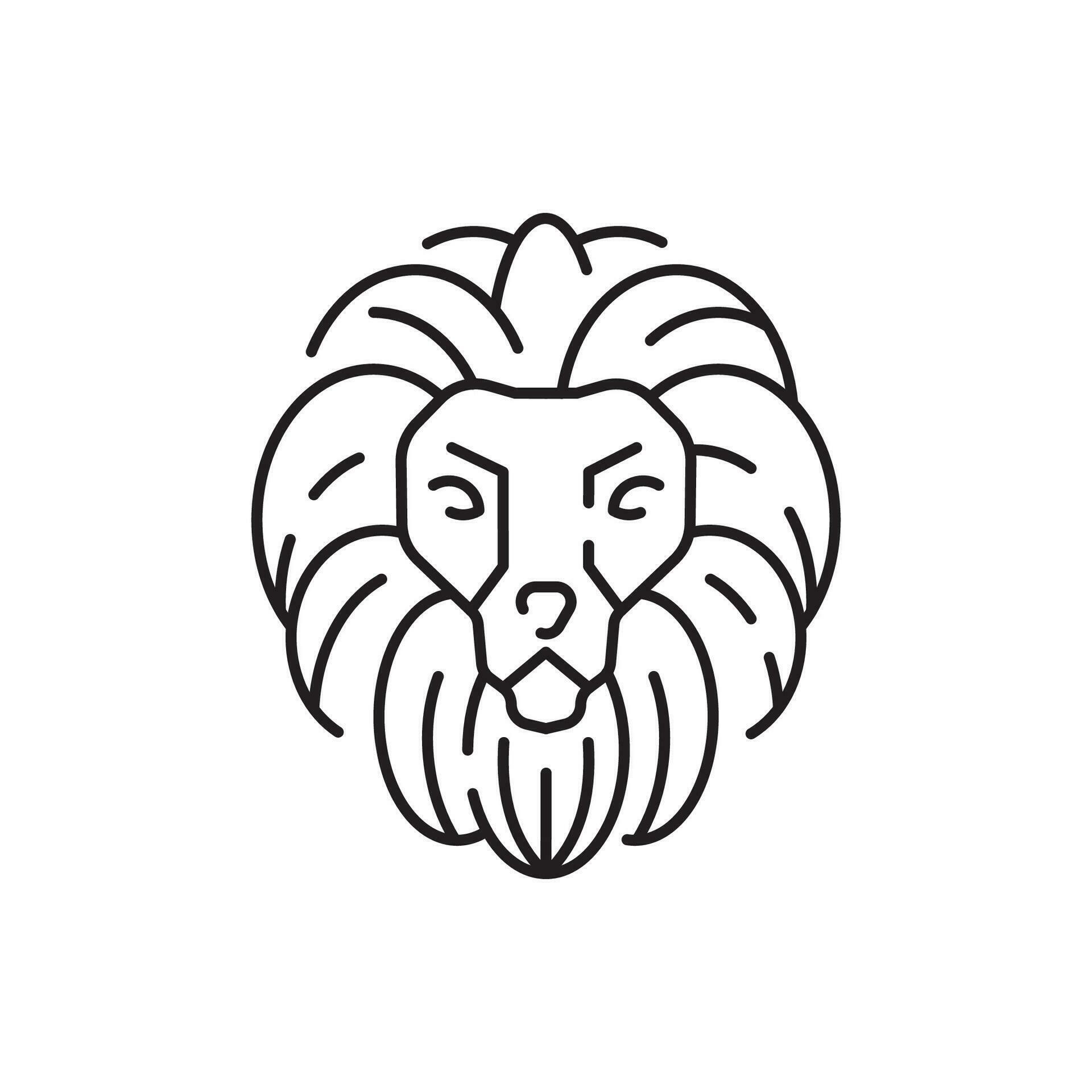 Safari line icon. Wildlife African silhouettes with African wild