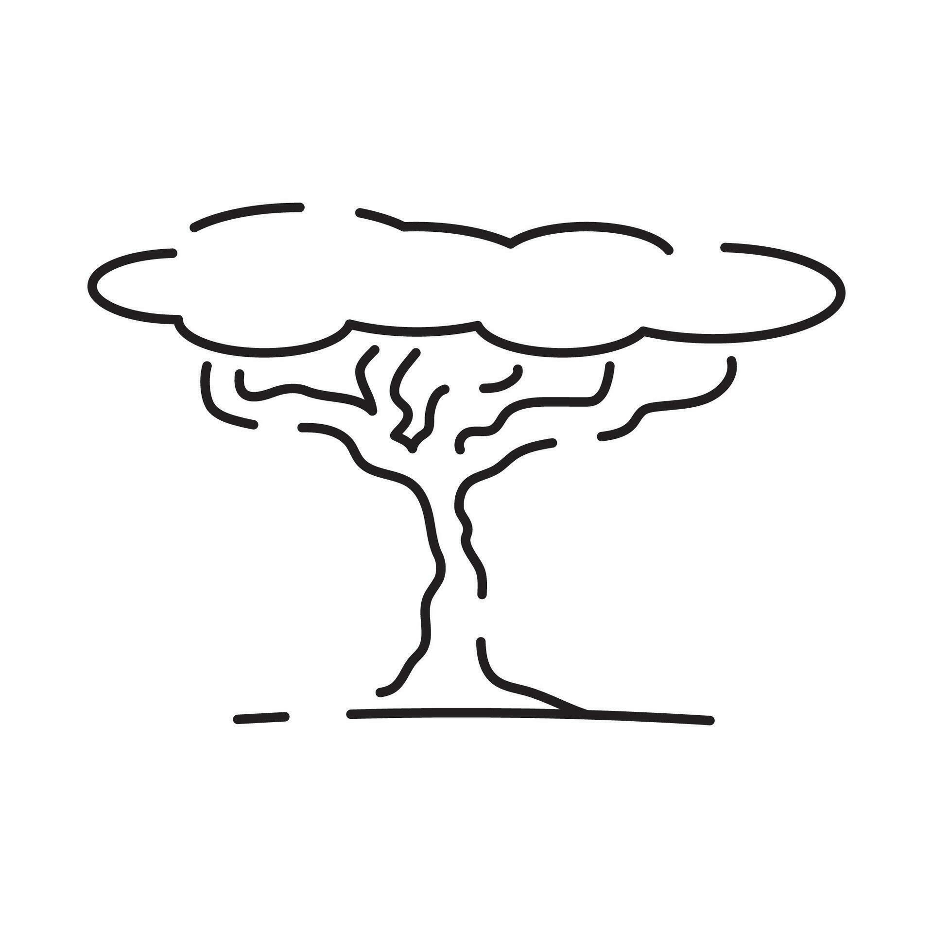 Safari Travel Collection Elements Icon Vector Thin Line. Animal And