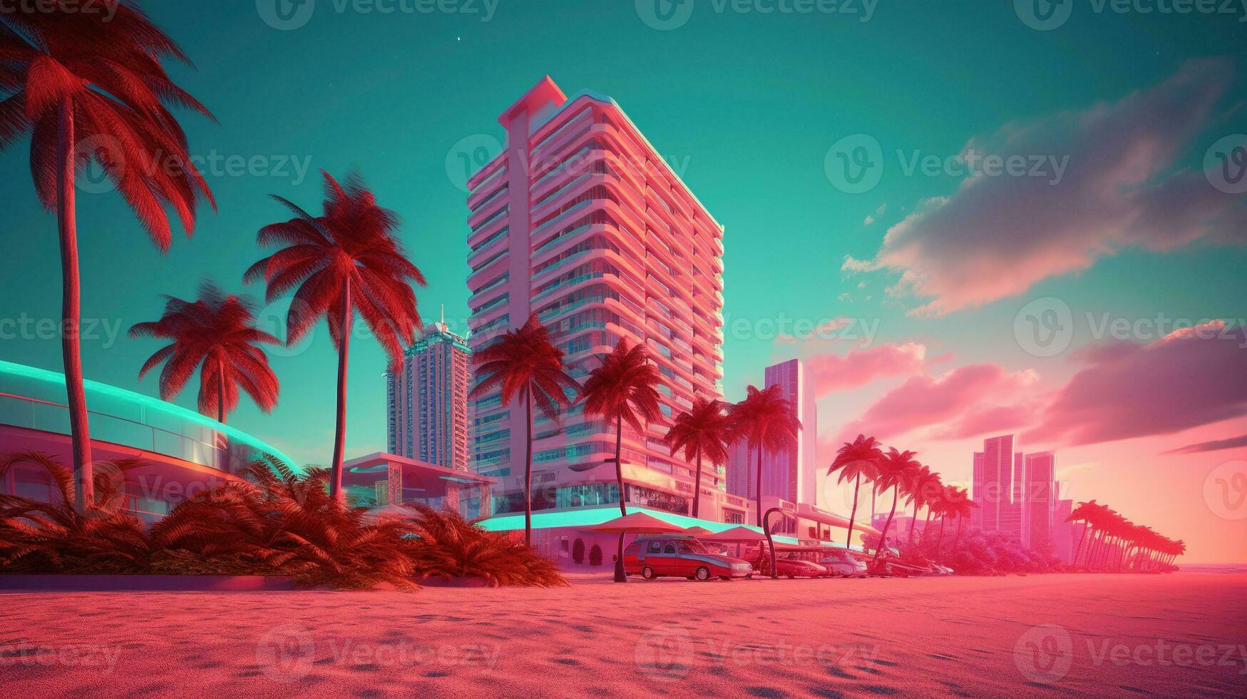 Vice City character in front of Radio Espantoso logo wallpaper - Game  wallpapers - #50020