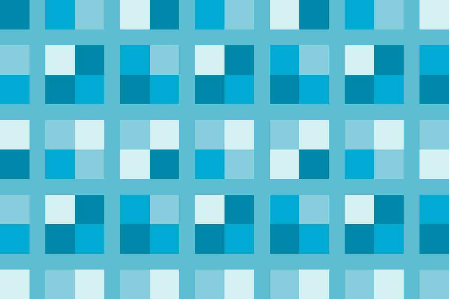 Blue square mosaic pattern. Seamless pattern. Abstract background vector illustration.