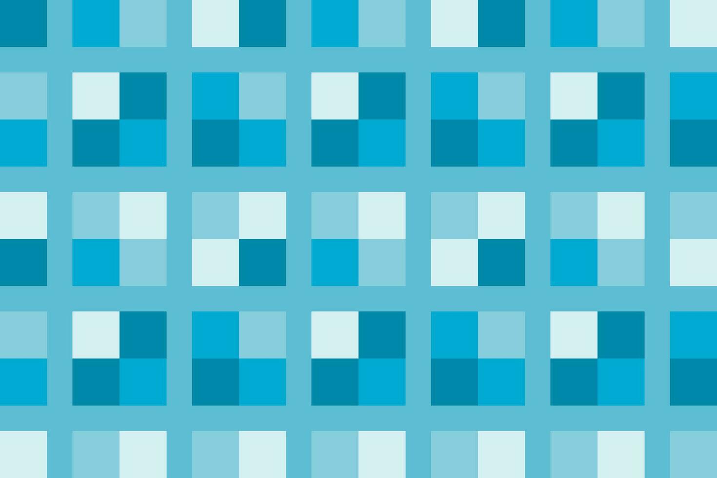 Blue square mosaic pattern. Seamless pattern. Abstract background vector illustration.