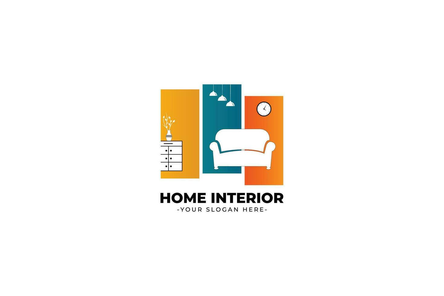 Furniture logo design illustration vector