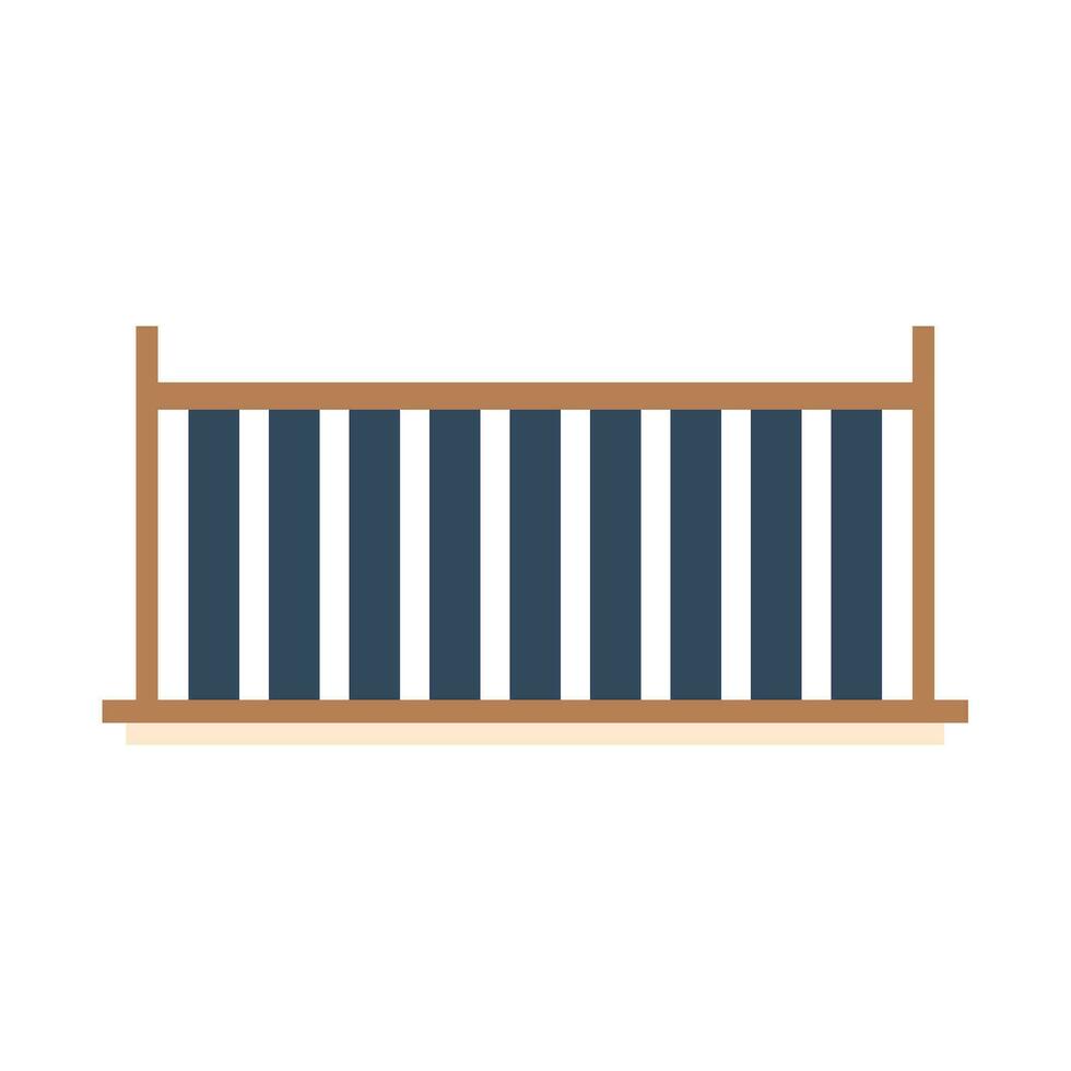 iron gates and fences design vector