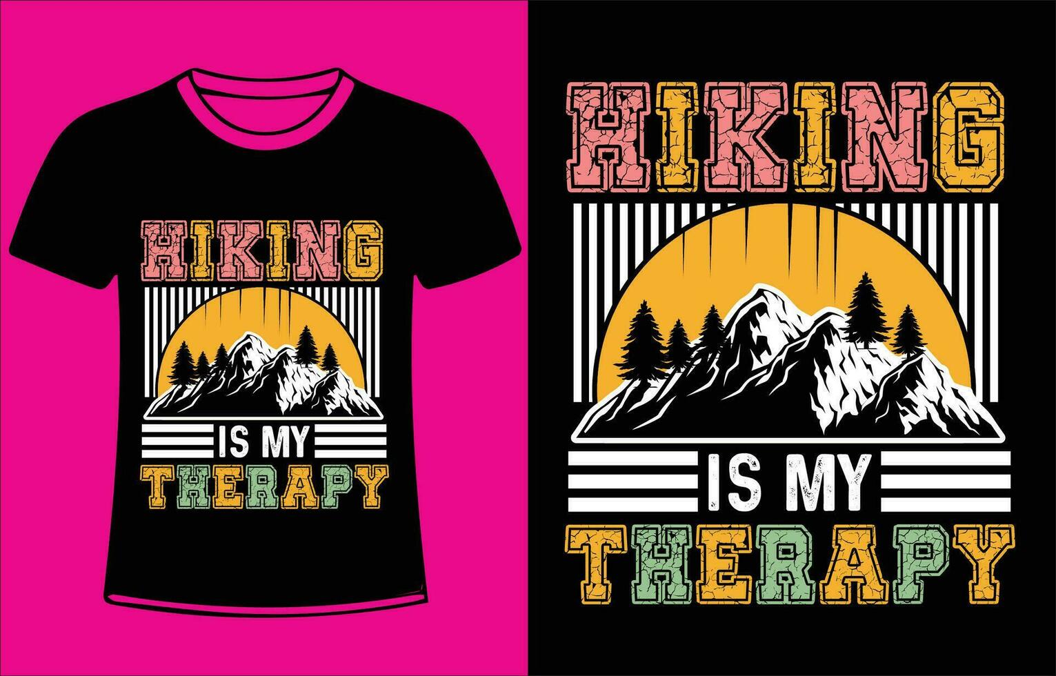 Outdoor Mountain Hiking quote my new T-shirt Design vector