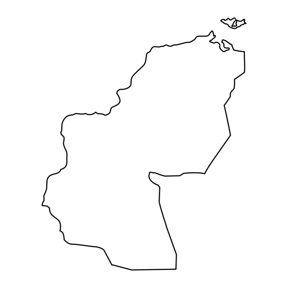 Sharqia Governorate map, administrative division of Egypt. Vector illustration.