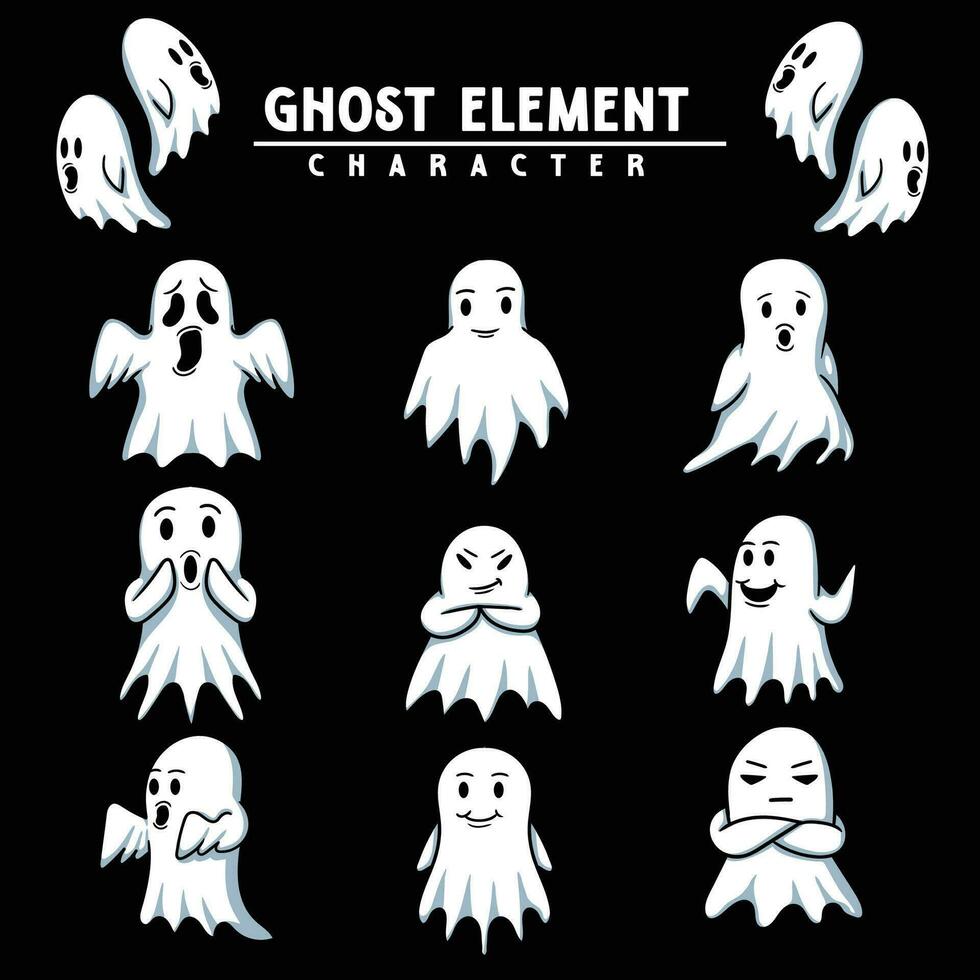 Ghost element expression vector illustration