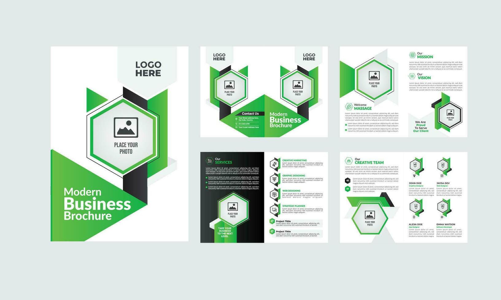 Multipurpose Business Brochure Template Design vector